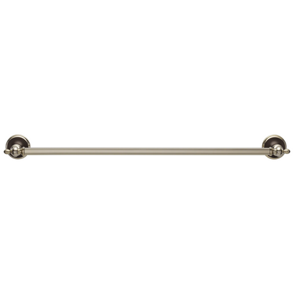 Charlotte 24" Towel Bar - Cocoa Bronze / Polished Nickel