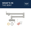 Grohe Zedra 2-Handle Wall Mount Pot Filler - Golzar Home