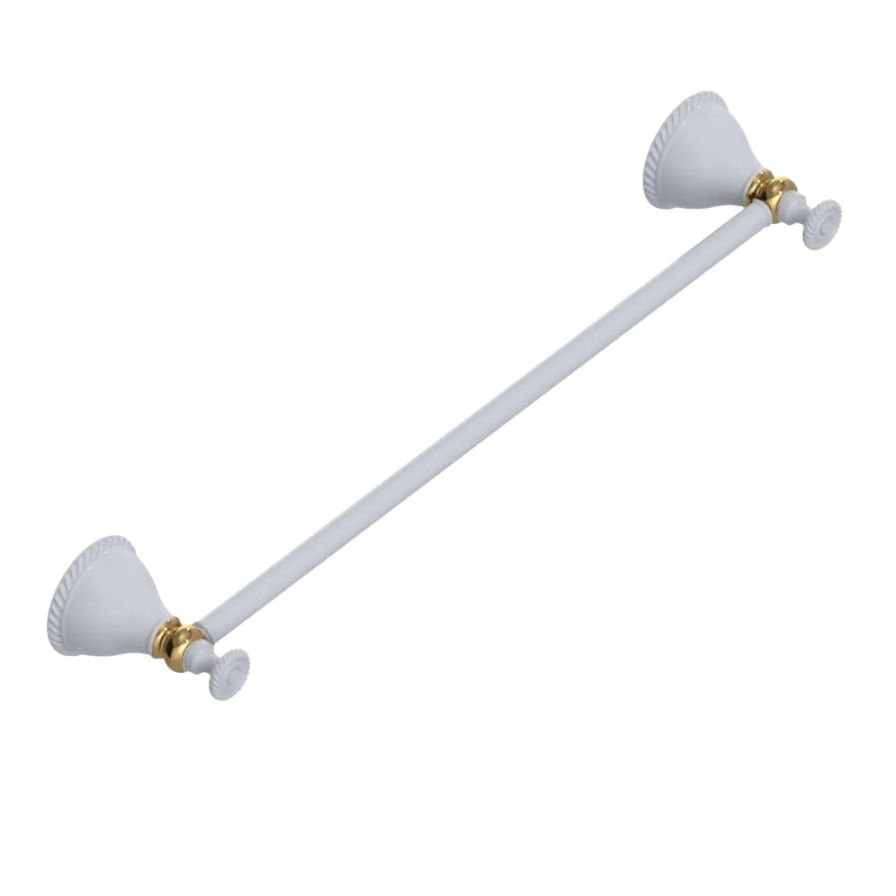 Rubinet Towel Bar 18" White