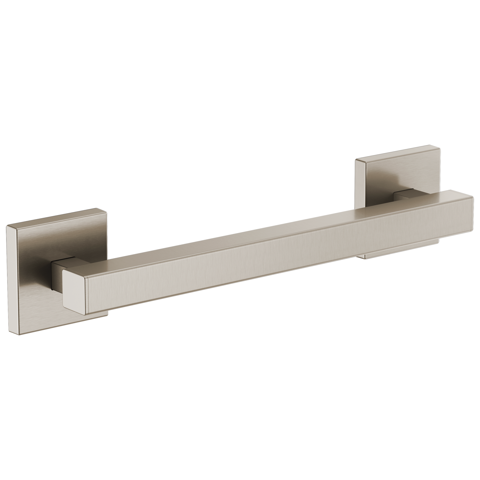 Brizo 12" Linear Square Grab Bar - Brilliance® Luxe Nickel®