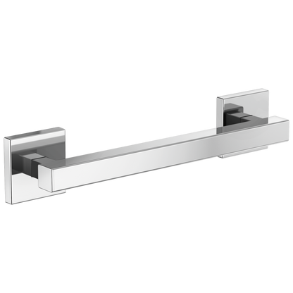 Brizo 12" Linear Square Grab Bar - Polished Chrome