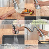 Grohe Zedra Touch Single-Handle Pull Down Kitchen Faucet Triple Spray .75 Gpm - Golzar Home
