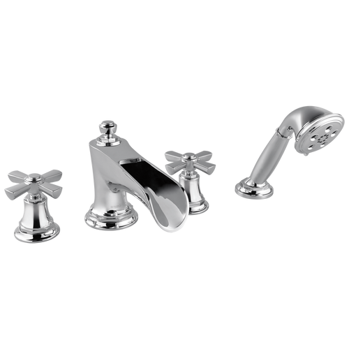 Brizo Roman Tub Trim With Hand Shower Less Handles