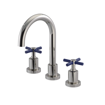 Rubinet Widespread Lav. Set. (less drain) Polished Nickel