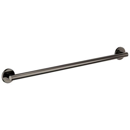 Brizo 36" Linear Round Grab Bar - Brilliance® Black Onyx