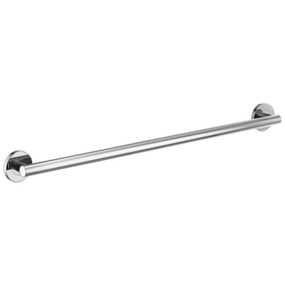 Brizo 36" Linear Round Grab Bar - Polished Chrome