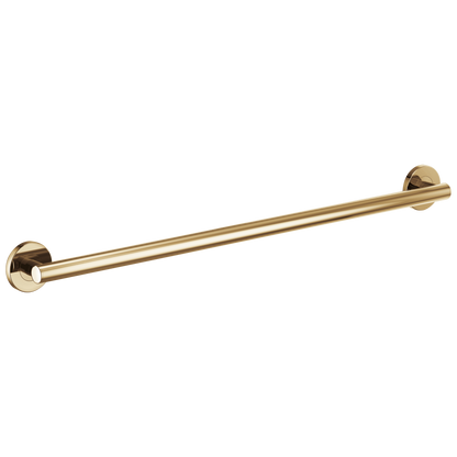 Brizo 36" Linear Round Grab Bar - Brilliance® Polished Gold