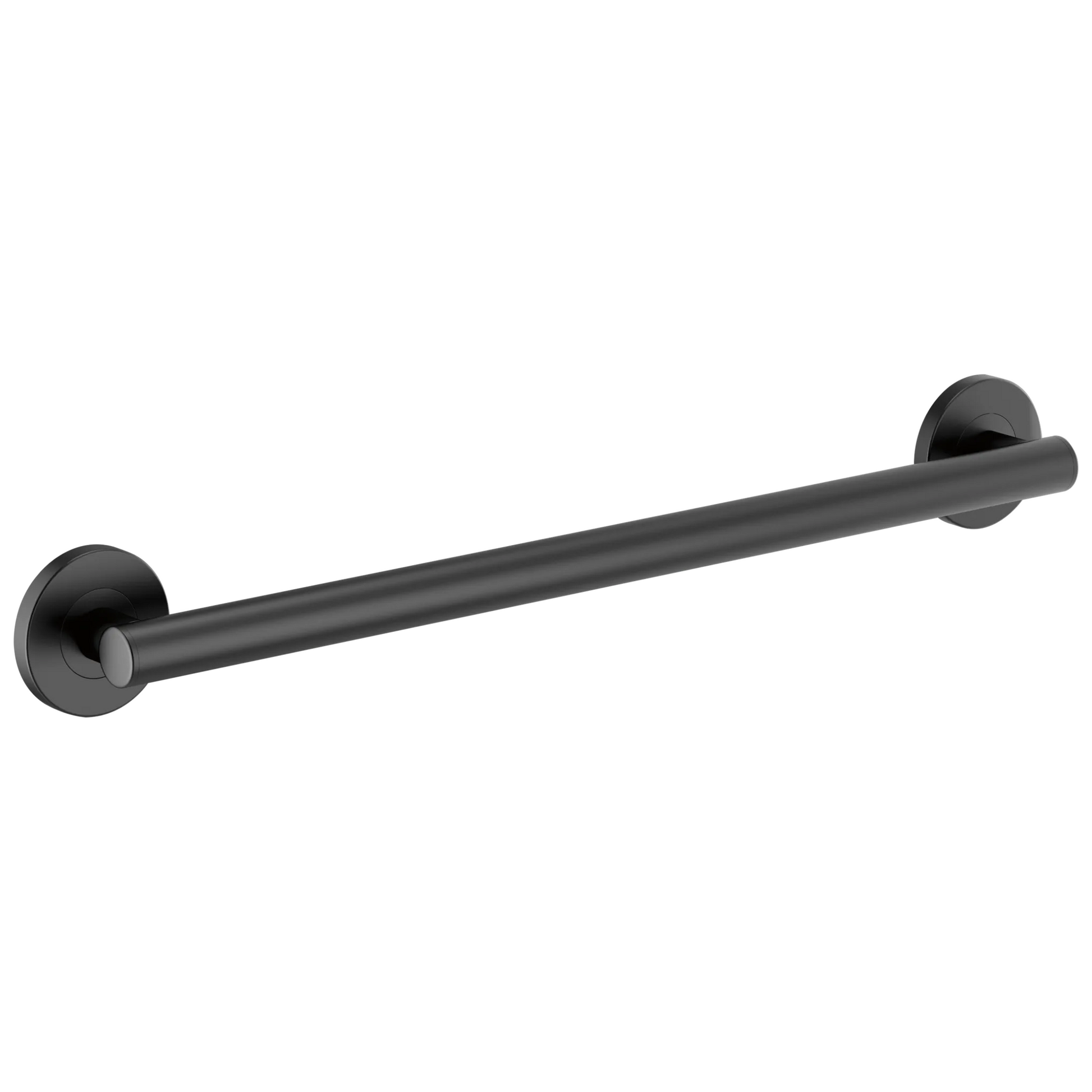 Brizo 24" Linear Round Grab Bar - Matte Black