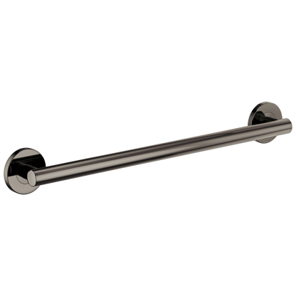 Brizo 24" Linear Round Grab Bar - Brilliance® Black Onyx