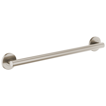 Brizo 24" Linear Round Grab Bar - Brilliance® Luxe Nickel®