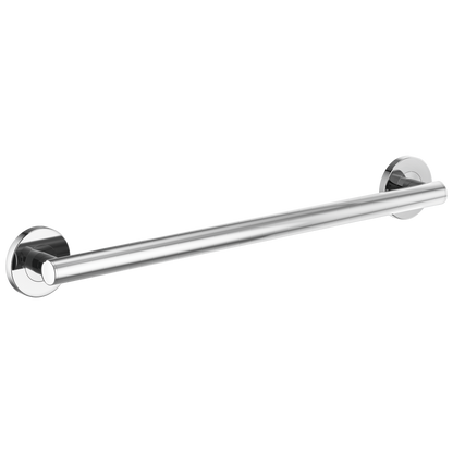 Brizo 24" Linear Round Grab Bar - Polished Chrome