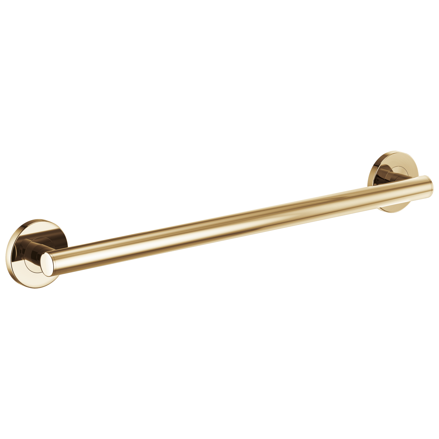 Brizo 24" Linear Round Grab Bar - Brilliance® Polished Gold