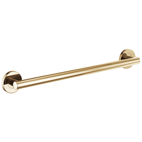 Brizo 24" Linear Round Grab Bar - Brilliance® Polished Gold