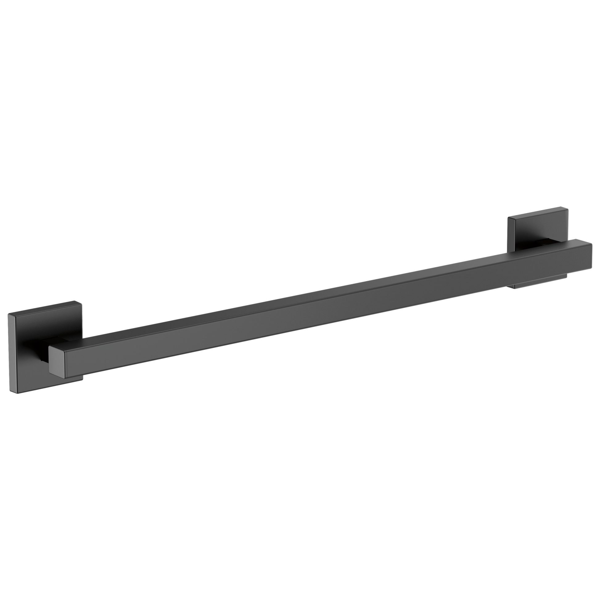 Brizo 24" Linear Square Grab Bar - Matte Black