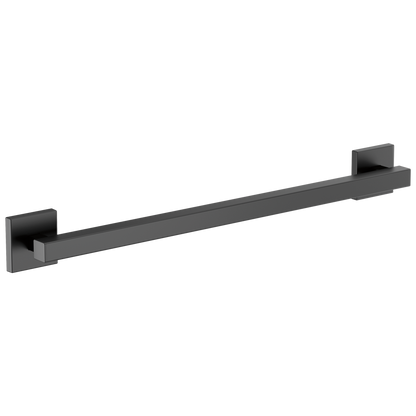 Brizo 24" Linear Square Grab Bar - Matte Black