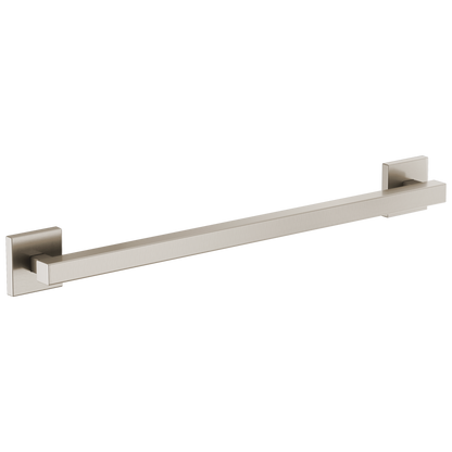 Brizo 24" Linear Square Grab Bar - Brilliance® Luxe Nickel®