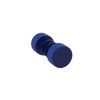 Rubinet Shower Door Knob (set) Midnight Blue