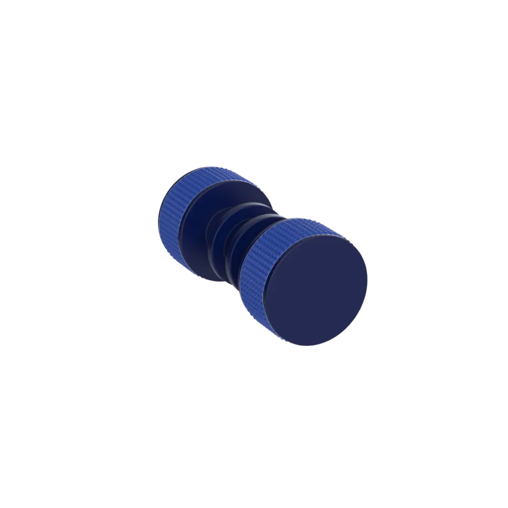 Rubinet Shower Door Knob (set) Midnight Blue