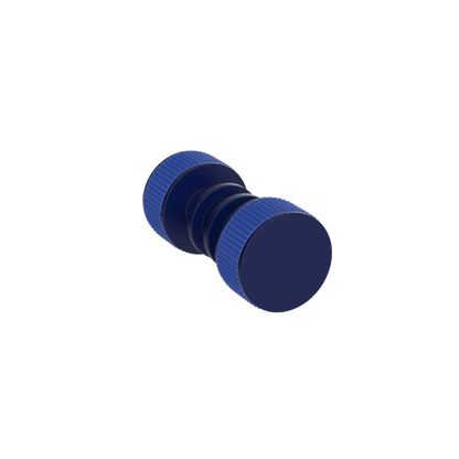Rubinet Shower Door Knob (set) Midnight Blue