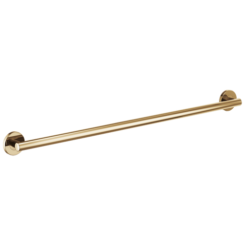 Brizo 42" Linear Round Grab Bar - Brilliance® Polished Gold