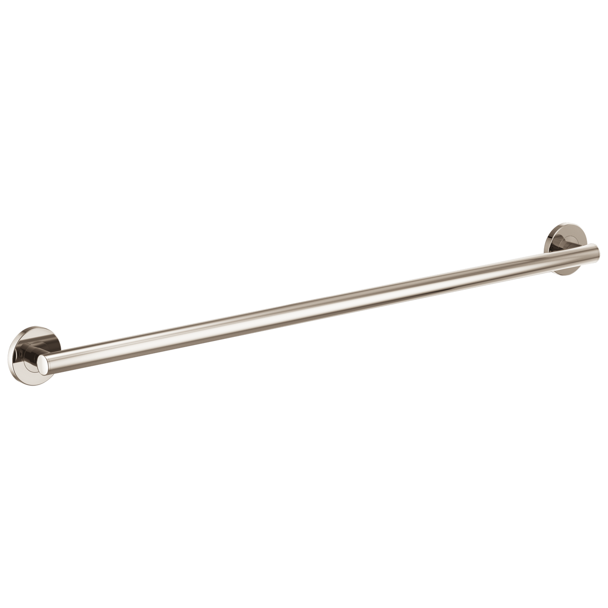 Brizo 42" Linear Round Grab Bar - Brilliance® Polished Nickel