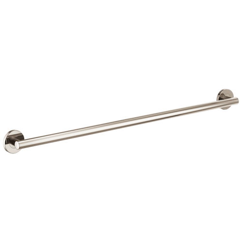 Brizo 42" Linear Round Grab Bar - Brilliance® Polished Nickel