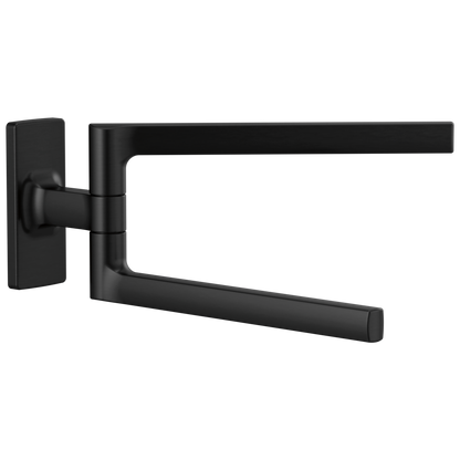 Kintsu 8" Pivoting Towel Bar - Matte Black