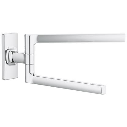 Kintsu 8" Pivoting Towel Bar - Polished Chrome