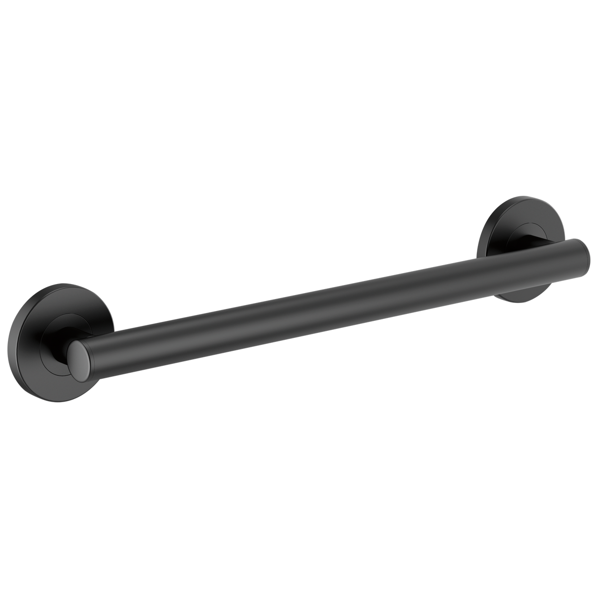 Brizo 18" Linear Round Grab Bar - Matte Black
