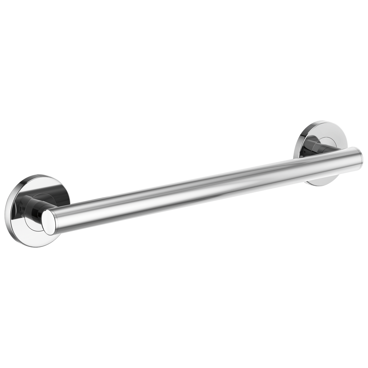 Brizo 18" Linear Round Grab Bar - Polished Chrome