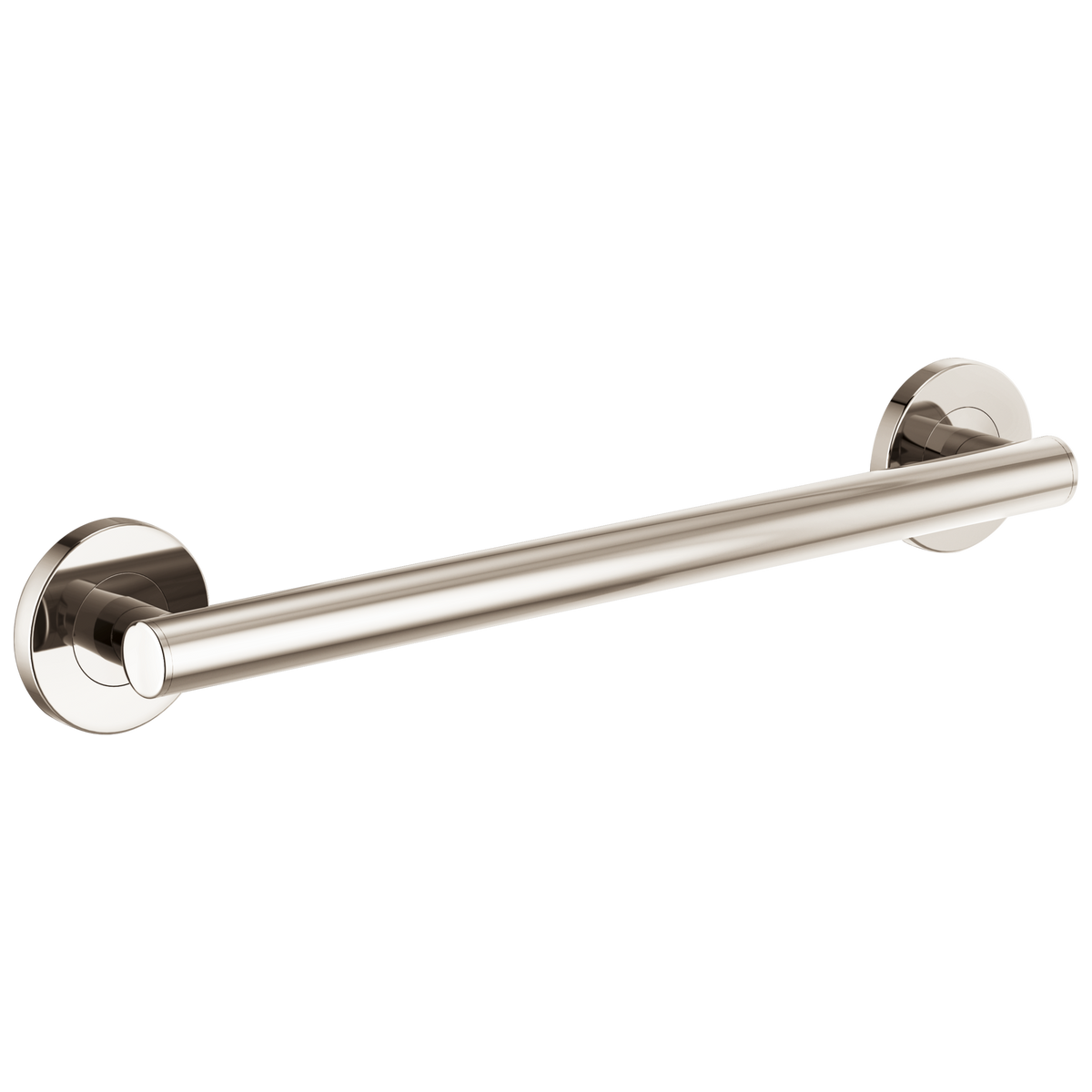 Brizo 18" Linear Round Grab Bar - Brilliance® Polished Nickel