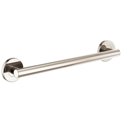 Brizo 18" Linear Round Grab Bar - Brilliance® Polished Nickel