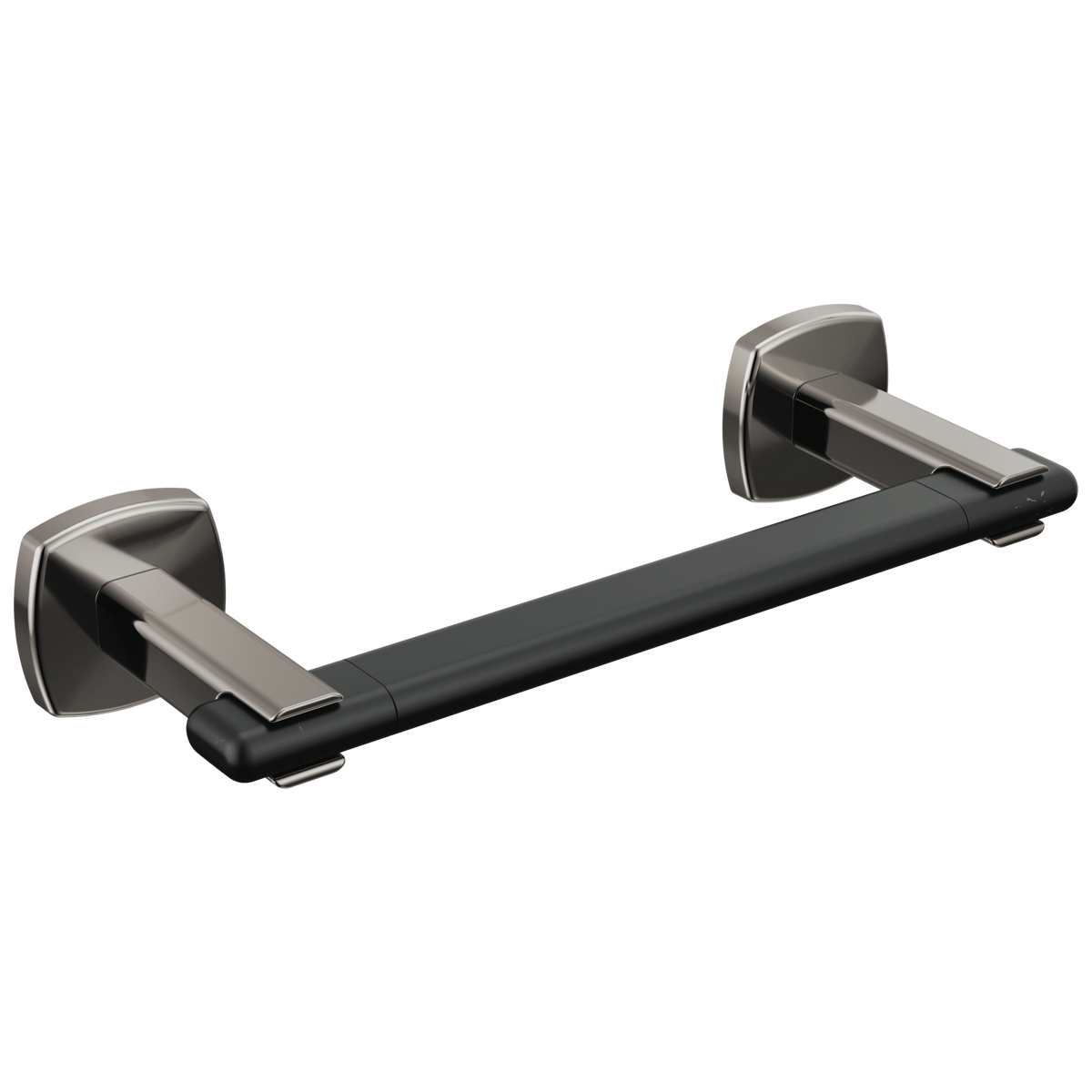 Allaria 8" Towel Bar - Matte Black / Brilliance® Black Onyx