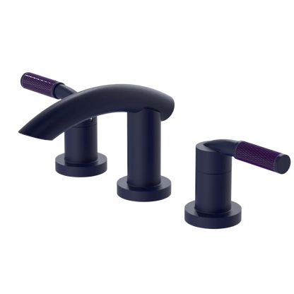 Rubinet Widespread Lav. Set. (less drain) Midnight Blue