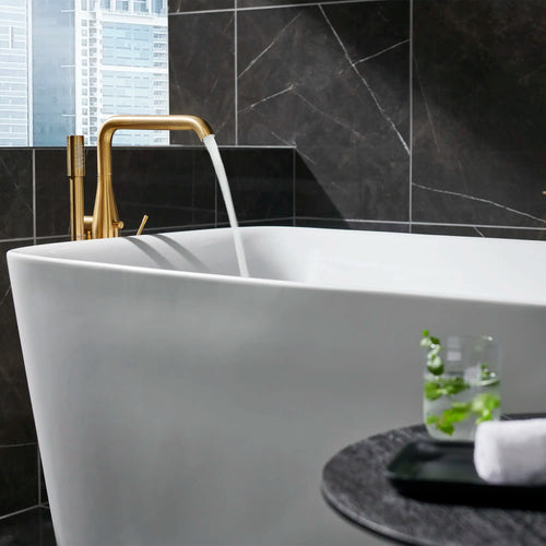 Grohe Essence Single-Handle Freestanding Tub Faucet With 6.6 L/Min (1.75 Gpm) Hand Shower