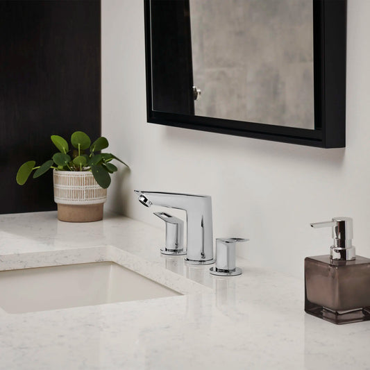 Bauloop 8-Inch Widespread 2-Handle M-Size Bathroom Faucet, 1.2 GPM