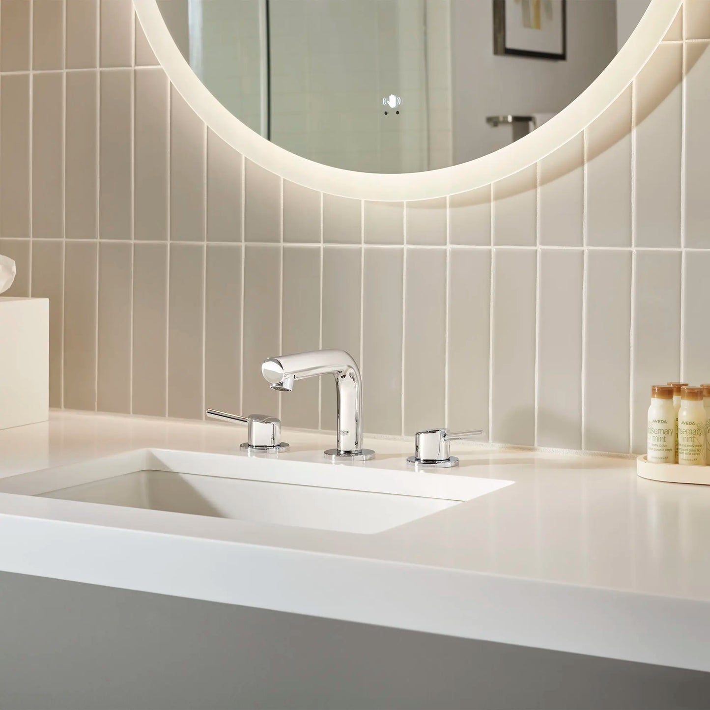 Concetto™ 8" Widespread 2-Handle S-Size Bathroom Faucet 1.2 Gpm