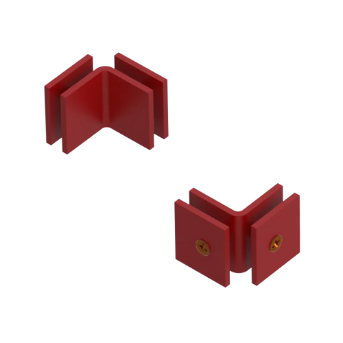 Rubinet 90 Glass to Glass Open Face Maroon