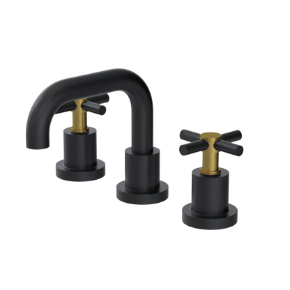 Rubinet Widespread Lav. Set. (less drain) Matt Black