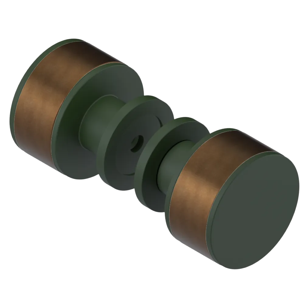 Rubinet Shower Door Knob (set) Green Envy
