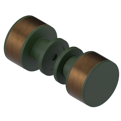 Rubinet Shower Door Knob (set) Green Envy