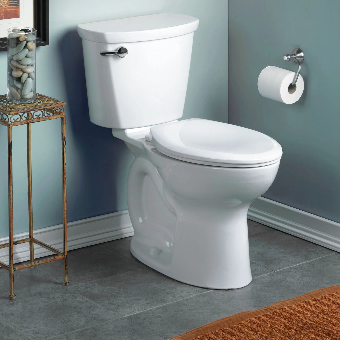 American Standard Cadet® PRO Two-Piece 1.28 gpf/4.8 Lpf Compact Chair Height Elongated 14-Inch Rough Toilet Less Seat