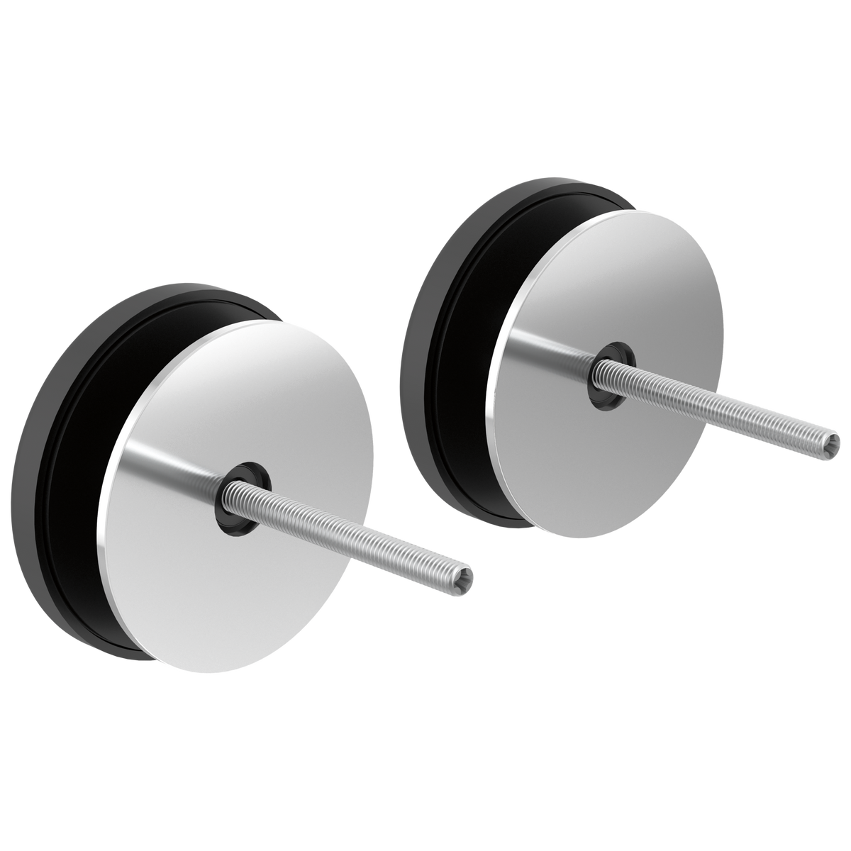 Kintsu Towel Bar Glass Panel Installation Kit - Polished Chrome