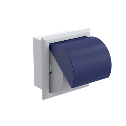 Rubinet RECESSED TOILET PAPER HOLDER White