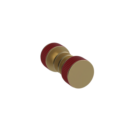 Rubinet Shower Door Knob (set) Satin Brass