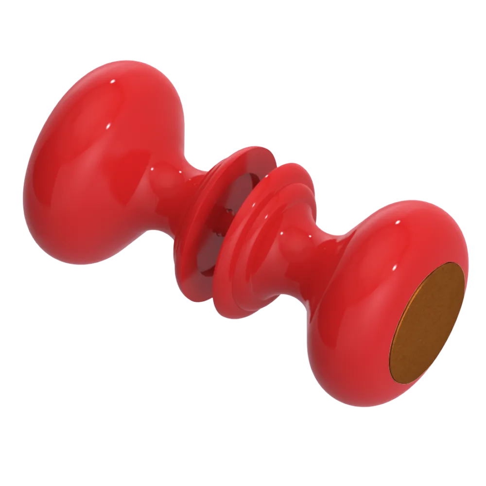 Rubinet Shower Door Knob (set) Red