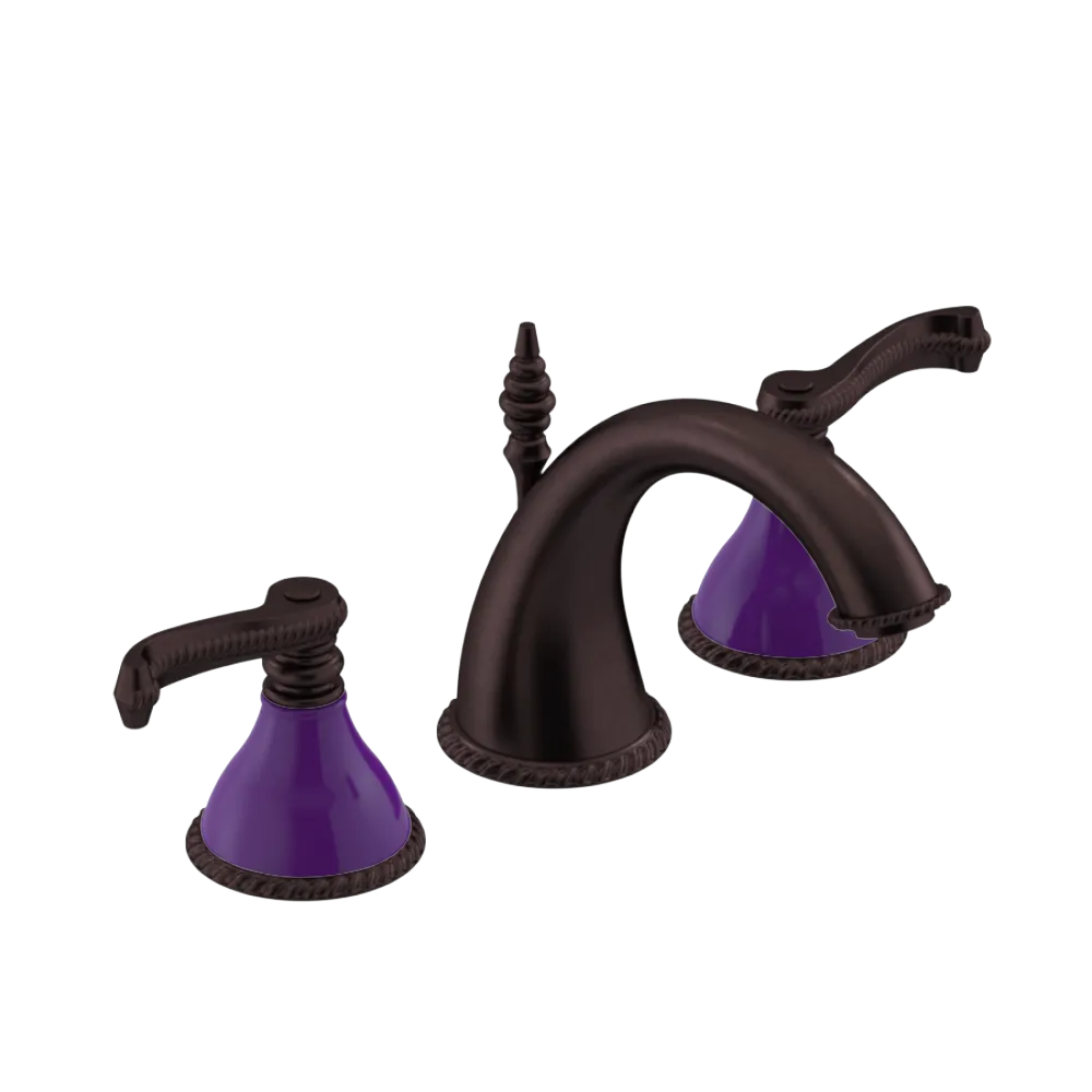 Rubinet Widespread Lav. Set. (less drain) Oil Rubbed Bronze