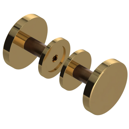 Rubinet Shower Door Knob (set) Gold