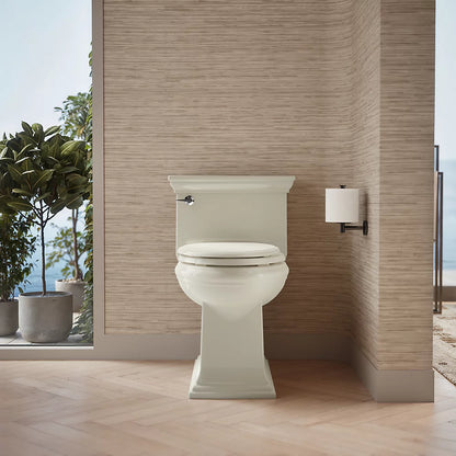 Kohler Memoirs® Stately One-piece compact elongated toilet with skirted trapway, 1.28 gpf - Golzar Home