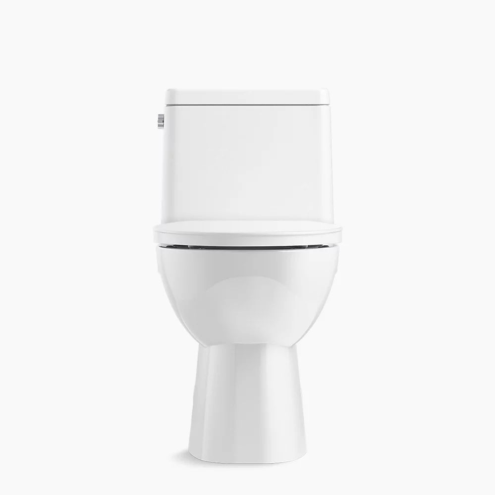 Reach® One-piece compact elongated toilet with skirted trapway, 1.28 gpf - Golzar Home